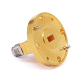 WR-22 to 2.4mm Female Straight Waveguide to Coax Adapters with UG-383/U Flange ｜ 33 - 50GHz