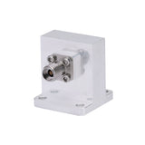 WR-42 to 2.92mm Female Right Angle Waveguide to Coax Adapters with UBR220 Flange ｜ 18 - 26.5GHz