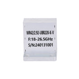 WR-42 to 2.92mm Female Right Angle Waveguide to Coax Adapters with UBR220 Flange ｜ 18 - 26.5GHz