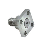 1.0mm Female Field Replaceable Connector with 4 Hole Flange, 6.35mm Hole Spacing,DC-110GHz