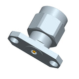 2.92mm Male Field Replaceable Connector with 2 Hole Flange, 12.2mm Hole Spacing,DC-40GHz