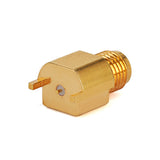 2.92mm End launch connector, PCB edge slotted Surface Mount , DC-40GHz