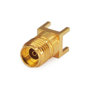 2.92mm Female PCB Mount Soldering Connector, Pad hole spacing 5.08mm, Center pin φ 1.27mm , DC-40GHz