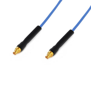 GPPO(mini-SMP) to GPPO(mini-SMP) using .047' Semi-flexible Cable with FEP Jacket,DC-40GHz