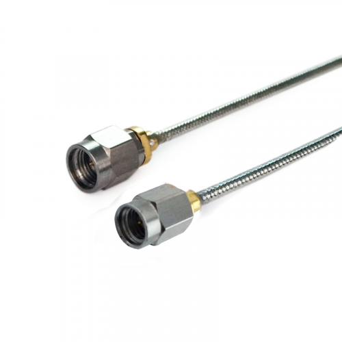 2.92mm to SSMA using Flexiform 405 Semi-flexible Cable,DC-40GHz