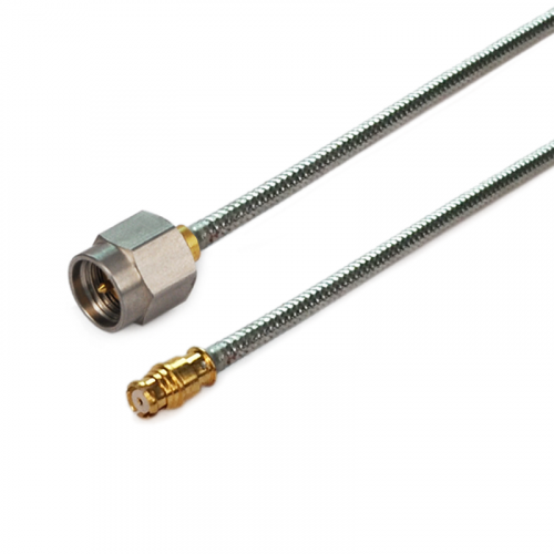 SMA to GPO(SMP) using Flexiform 405 Semi-flexible Cable,DC-26.5GHz