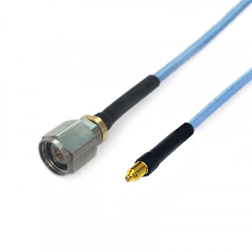 2.4mm to G3PO using Flexiform 405 FJ Semi-flexible Cable,DC-50GHz