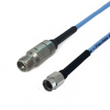2.92mm to SSMA using Flexiform 405 FJ Semi-flexible Cable,DC-40GHz