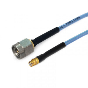 SMA to GPO(SMP) using Flexiform 405 FJ Semi-flexible Cable,DC-26.5GHz