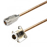 N to N using .141' Semi-rigid Cable,DC-12.4GHz