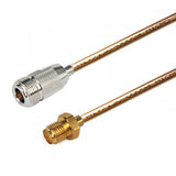 SMA to N using  .141' Semi-rigid Cable,DC-12.4GHz