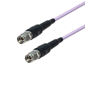 2.92mm Male to 2.92mm Male Using GT142A Ultra-low loss (2.2dB/m@40GHz) and Phase-Stable cable, DC-40GHz