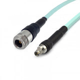 N to SMA using 311A(8mm) Low Loss Phase-Stable Flexible Test Cable,DC-18GHz