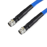 N to N using Armored 311A(8mm) Low Loss Phase-Stable Flexible Test Cable,DC-18GHz