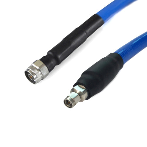 N to SMA using Armored 311A(8mm) Low Loss Phase-Stable Flexible Test Cable,DC-18GHz