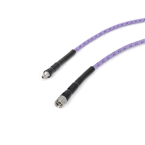 2.4mm to 1.0mm using Armored GT047 Series Ultra Low Loss Phase Stable Cable,DC-50GHz