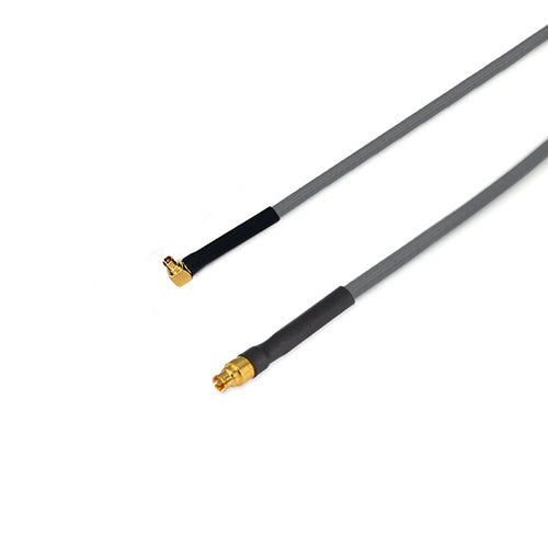 GPPO(Mini-SMP) to GPPO(Mini-SMP) 90° Right Angle using GT047 Series Ultra Low Loss Phase Stable Cable,DC-40GHz