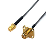 SMA to SMA using 3506 Series Low Loss Phase-stable Flexible Cable,DC-26.5GHz