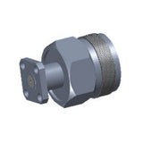 N Male Field Replaceable Connector with 4 Hole Flange, 8.6mm Hole Spacing,DC-18GHz