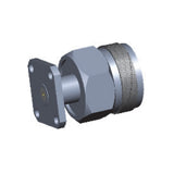 N Male Field Replaceable Connector with 4 Hole Flange, 12.7mm Hole Spacing,DC-18GHz