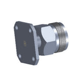 N Male Field Replaceable Connector with 4 Hole Flange, 18.3mm Hole Spacing,DC-18GHz