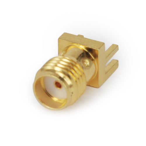SMA Female End Launch Connectors,DC-18GHz , Center pin φ0.9mm, Suit for PCB thickness 0.9mm