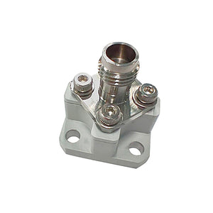 WR22 With FBP Flange,2.4mm Female Connector, Straight Waveguide to Coax Adaptors,33GHz-50GHz